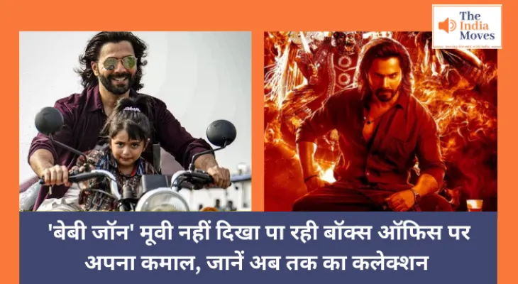 Entertainment : 'बेबी जॉन' मूवी नहीं दिखा पा रही बॉक्स ऑफिस पर अपना कमाल, जानें अब तक का कलेक्शन