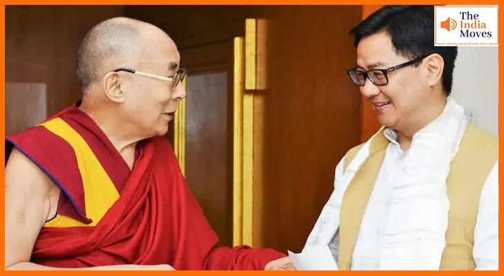 दलाई लामा के जन्मदिन समारोह में पहुंचे किरेन रिजिजू, उत्तराधिकारी पर चीन को दिया सख्त संदेश