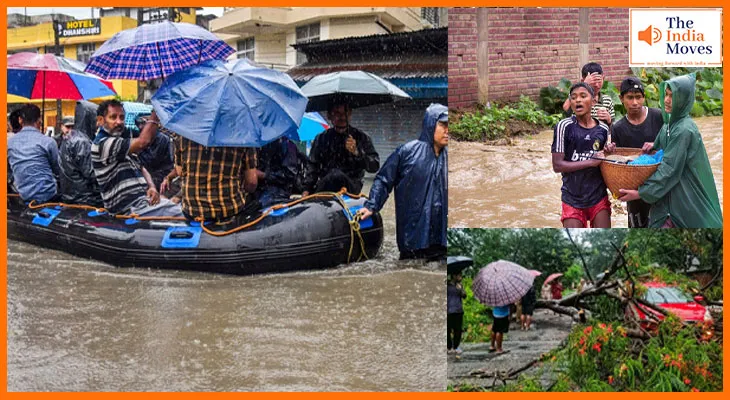 पूर्वोत्तर भारत में भारी बारिश और भूस्खलन का कहर, जानिए आज का मौसम