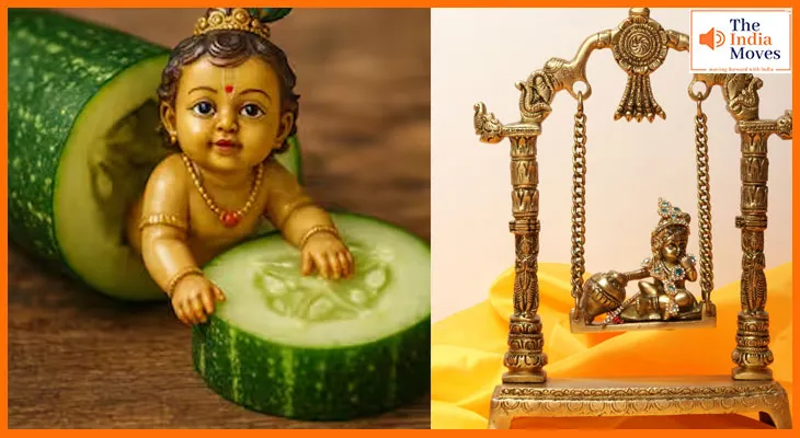 कृष्ण जन्माष्टमी 2025 पूजा में डंठल वाला खीरा क्यों है जरूरी? जानें धार्मिक मान्यता
