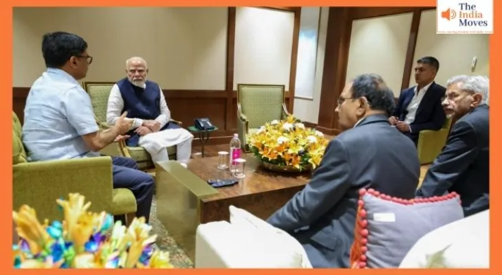 दिल्ली पहुँचे पीएम मोदी, CCS बैठक में होंगे शामिल